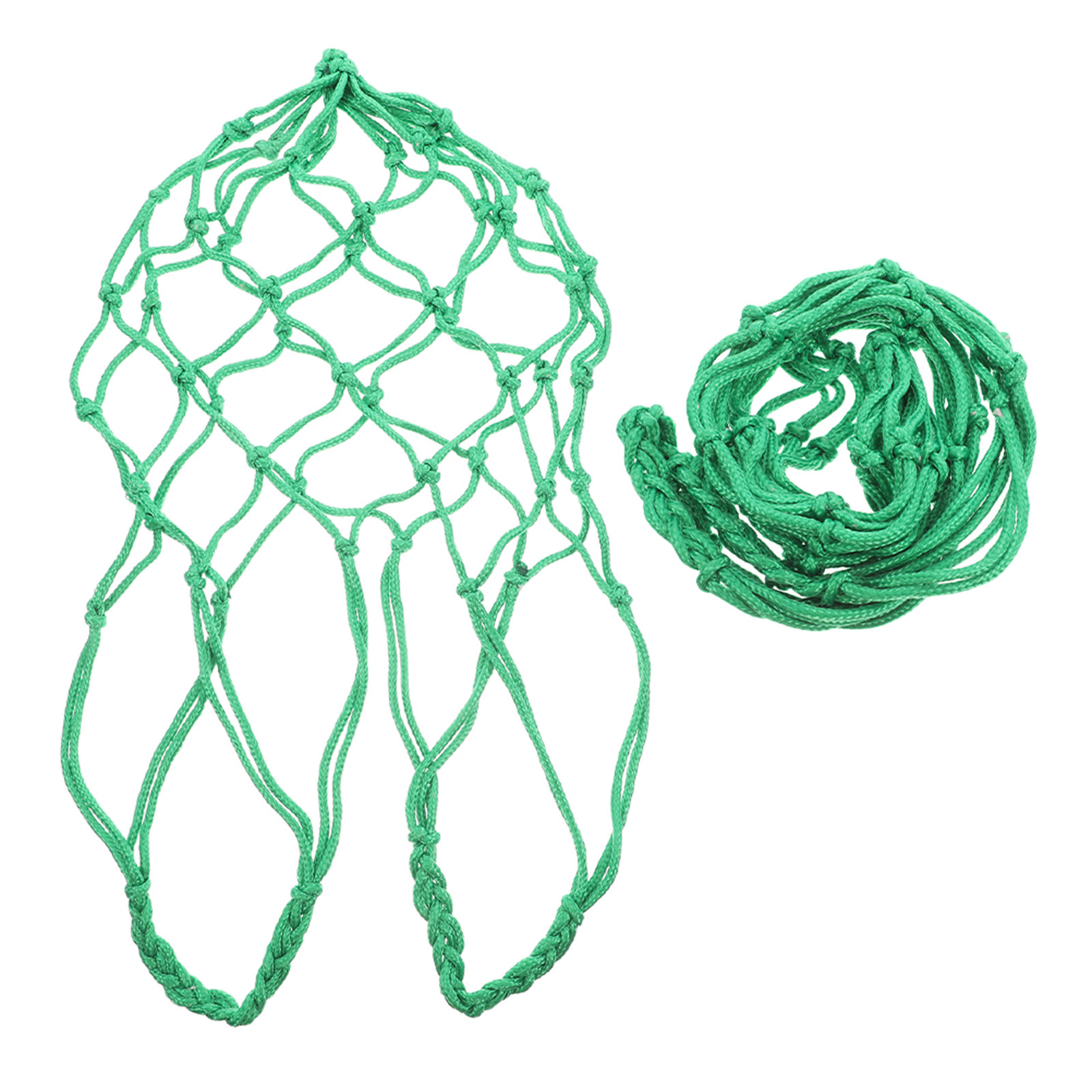 Mesh Feeder Bag - ถุงตาข่ายป้อนหญ้าไนลอนแบบแข็งแรง 2 ชิ้น สำหรับปศุสัตว์ แขวนป้อนอาหารช้าๆ สำหรับแพะ