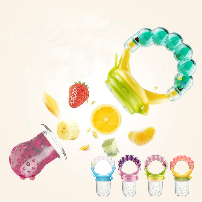 Baby Food Bites - 1 ชิ้น จุกนมสำหรับเด็ก อุปกรณ์ป้อนอาหารสด ที่ป้อนผลไม้สำหรับเด็ก จุกนมป้อนอาหาร
