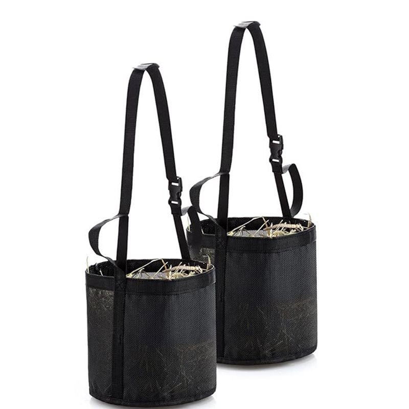 Mesh Feeder Bag - HOTB72A ถุงใส่อาหารม้า 2 ชิ้น แบบตาข่ายทนทาน