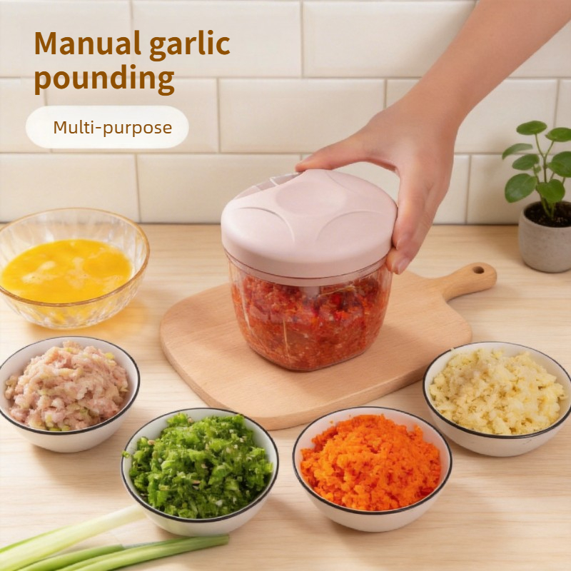 Baby Food Masher - เครื่องบดกระเทียมแบบใช้มือขนาดใหญ่ ทนทาน ใช้ในครัว บดกระเทียม บดเนื้อ อเนกประสงค์