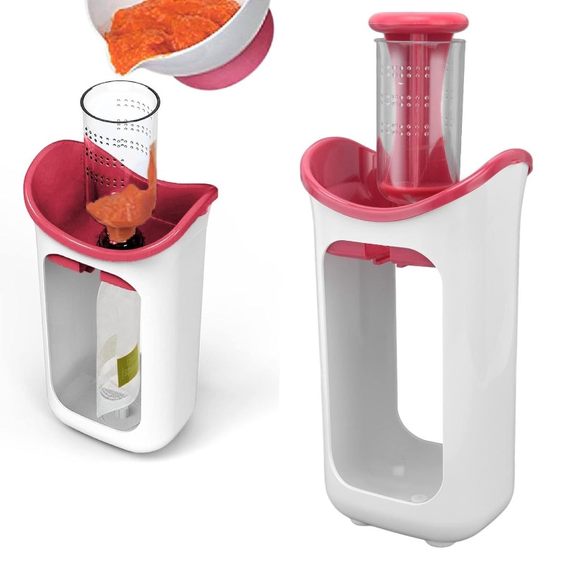 Baby Food Mixer - เครื่องบดอาหารเด็กพร้อมถุงเก็บอาหาร 10 ชิ้น เครื่องบีบอาหารสำหรับทารกแรกเกิด ภาชนะเก็บผลไม้ เครื่องบดอาหารเด็ก