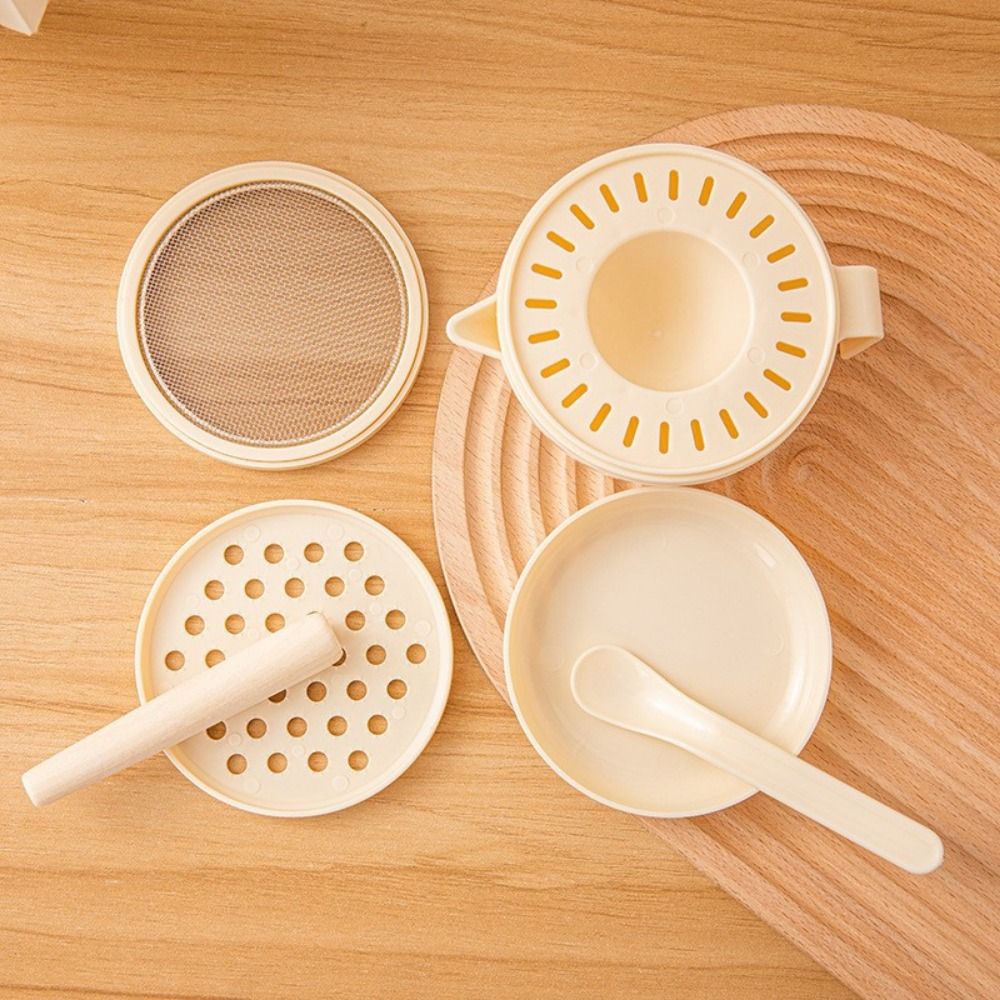 Baby Food Set - ชุดเครื่องบดอาหารแบบพกพา 7 ชิ้น พร้อมที่คั้นน้ำผลไม้ ชุดบดอาหารสำหรับเด็ก ใช้งานง่าย