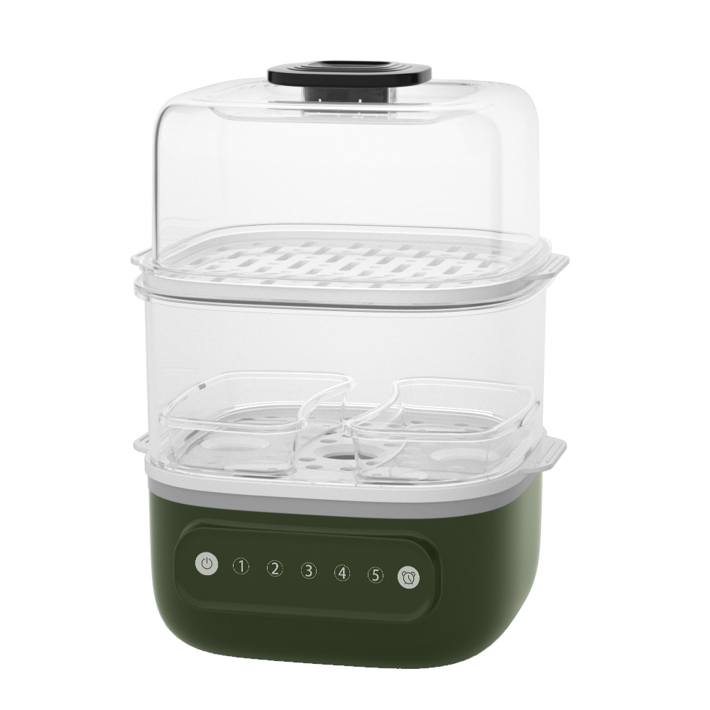 Baby Food Maker And Steamer - รองรับการปรับแต่ง เครื่องนึ่งอาหารไฟฟ้า 2 ชั้น 800w 2024