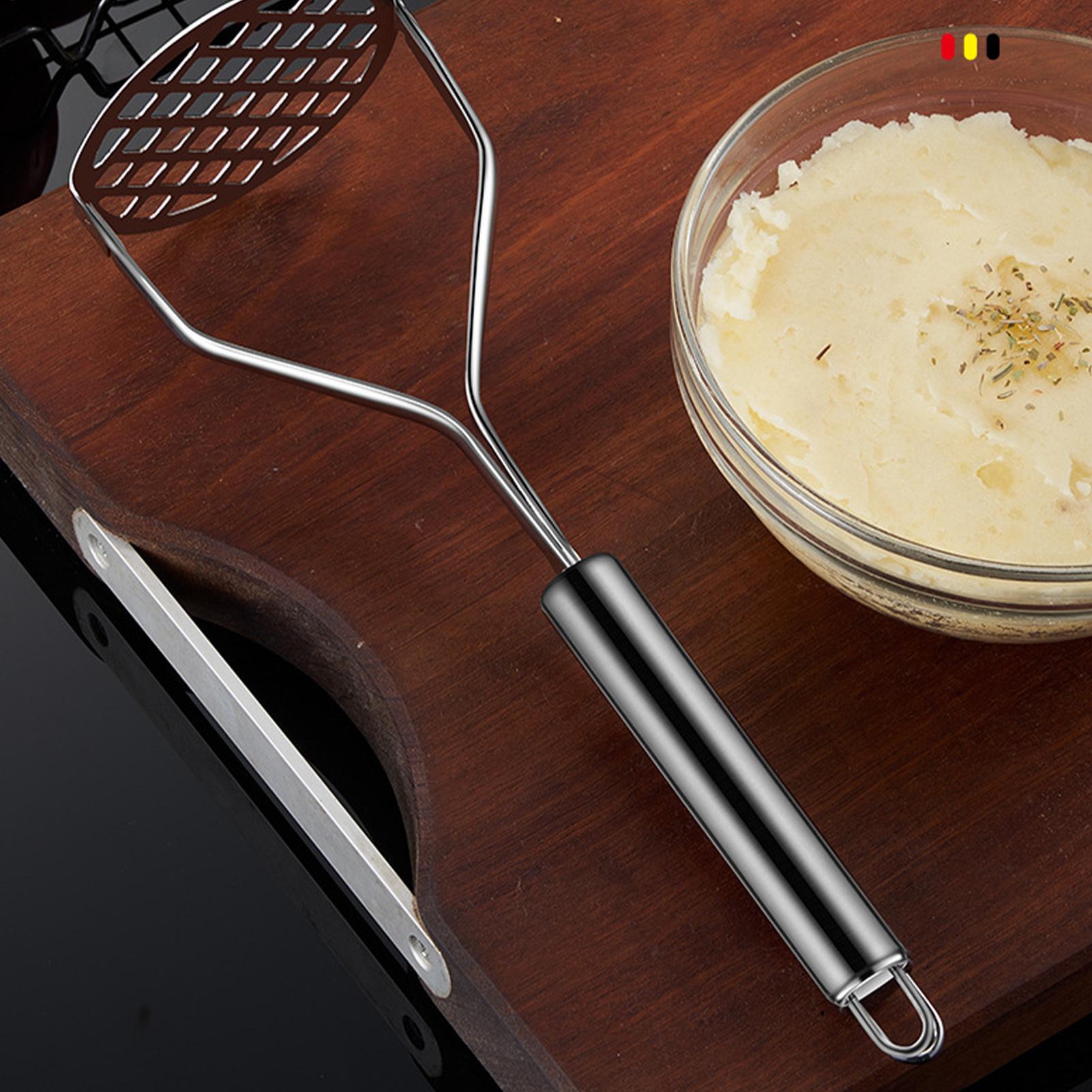 Baby Food Masher - ที่บดมันฝรั่งสแตนเลส อุปกรณ์บดมันฝรั่งสำหรับใช้ในครัวเรือน เครื่องมือเสริมอาหารสำหรับเด็ก สำหรับทำอาหาร บดผักและผลไม้