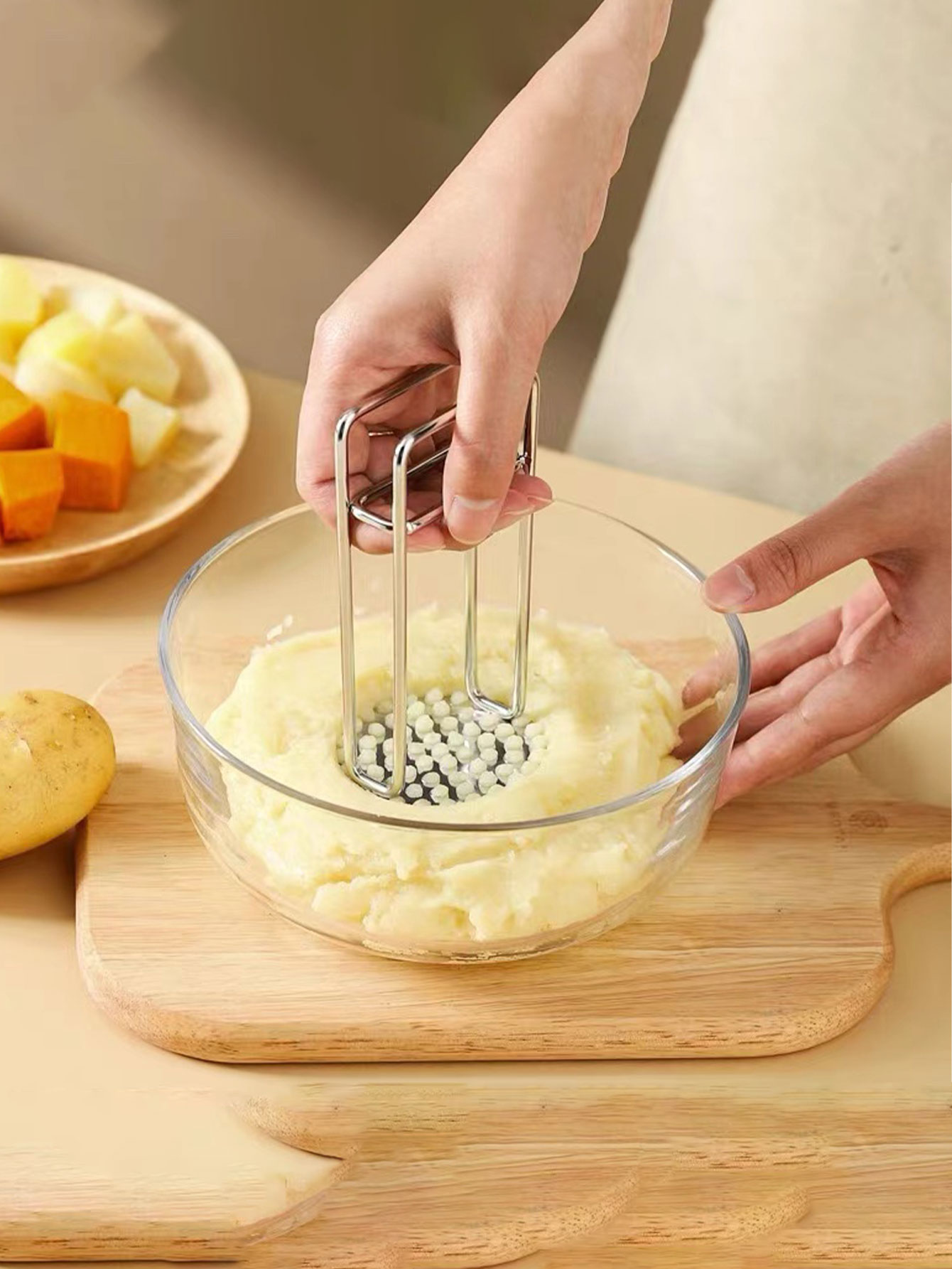 เครื่องบดมันฝรั่งสแตนเลส 304,เ - Baby Food Masher บทวิจารณ์และราคา