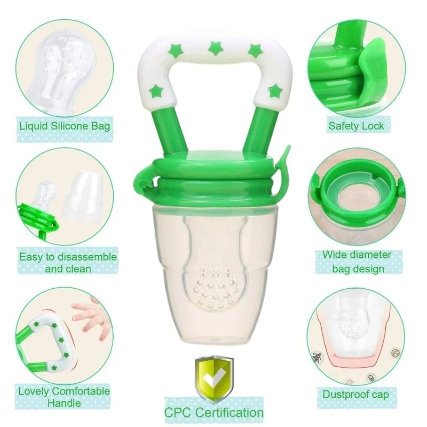 ที่ป้อนอาหารผลไม้สำหรับเด็ก/จุ - Baby Food Bites บทวิจารณ์และราคา