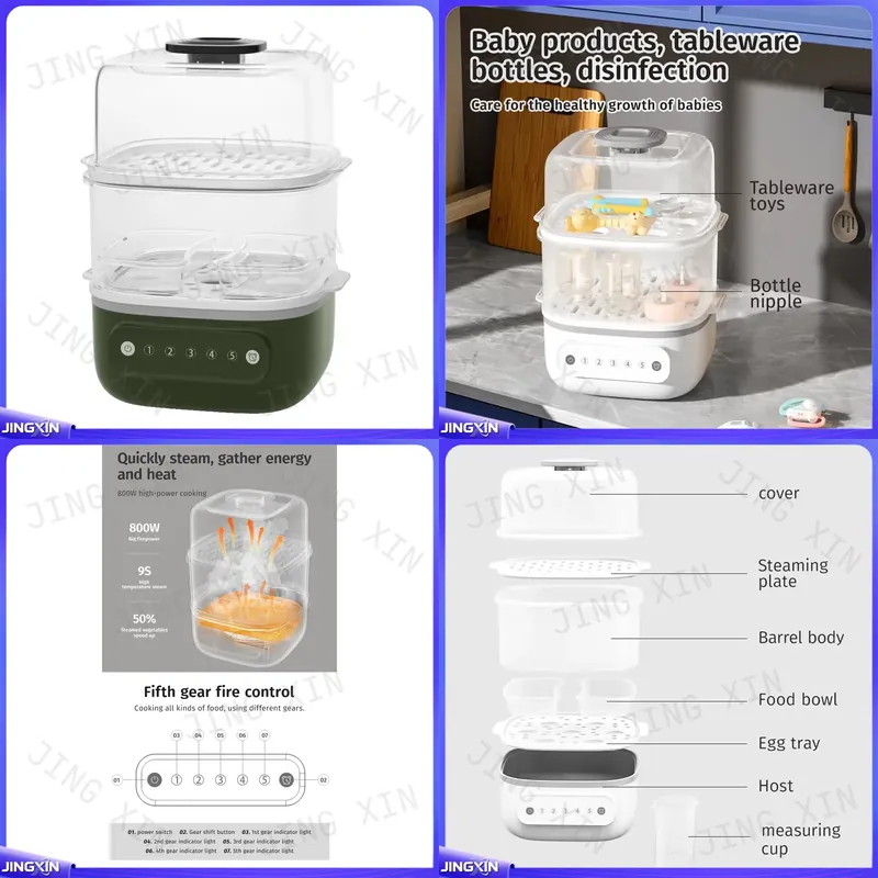 หม้อนึ่งอาหารไฟฟ้าแบบสั่งทำพิเ - Baby Food Maker And Steamer บทวิจารณ์และราคา