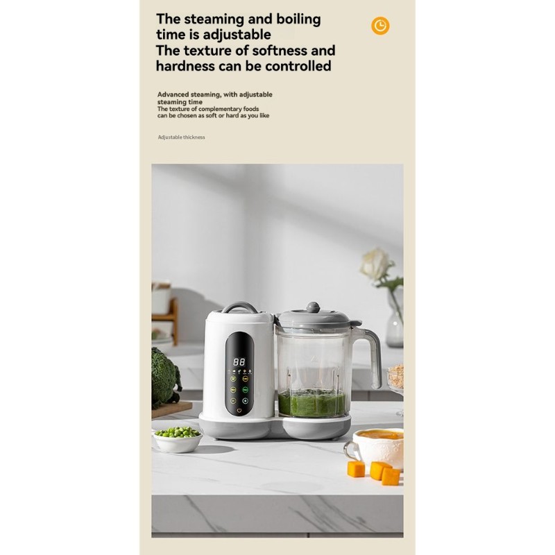 B64B-เครื่องทำอาหารเด็กอัตโนมั - Baby Food Maker And Steamer บทวิจารณ์และราคา