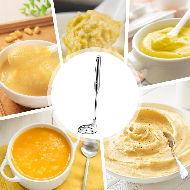 เครื่องบดมันฝรั่งสแตนเลสผลไม้  - Baby Food Masher บทวิจารณ์และราคา