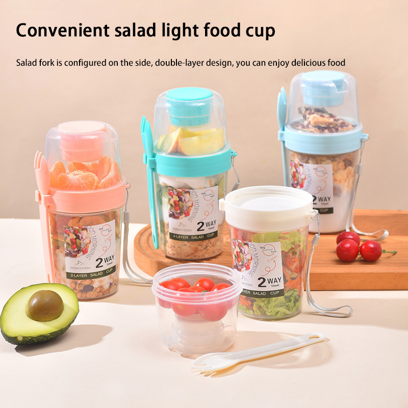 ถ้วยสลัดอาหารเช้าแบบพกพาพร้อมฝ - Baby Food On The Go บทวิจารณ์และราคา