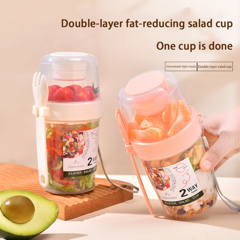 ถ้วยสลัดอาหารเช้าแบบพกพาพร้อมฝ - Baby Food On The Go บทวิจารณ์และราคา