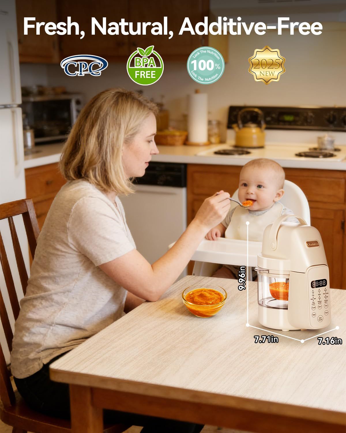 เครื่องทำอาหารเด็ก 9 in 1, เคร - Baby Food Maker And Steamer บทวิจารณ์และราคา