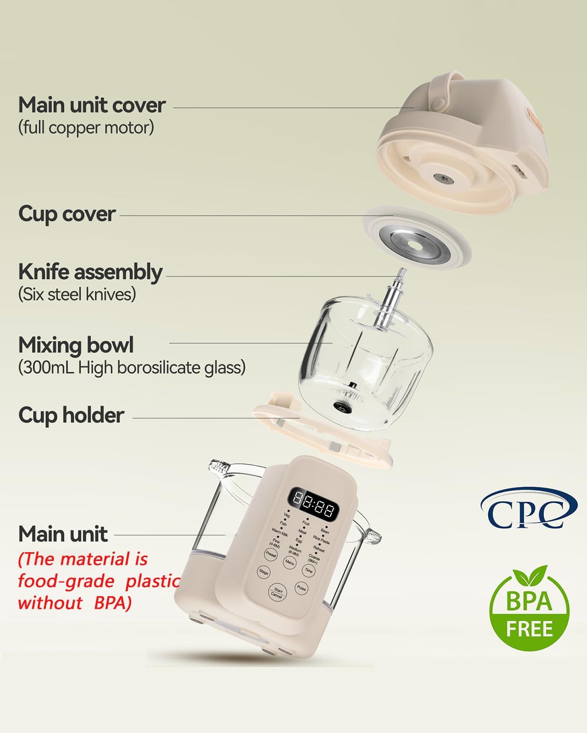 เครื่องทำอาหารเด็ก 9 in 1, เคร - Baby Food Maker And Steamer บทวิจารณ์และราคา