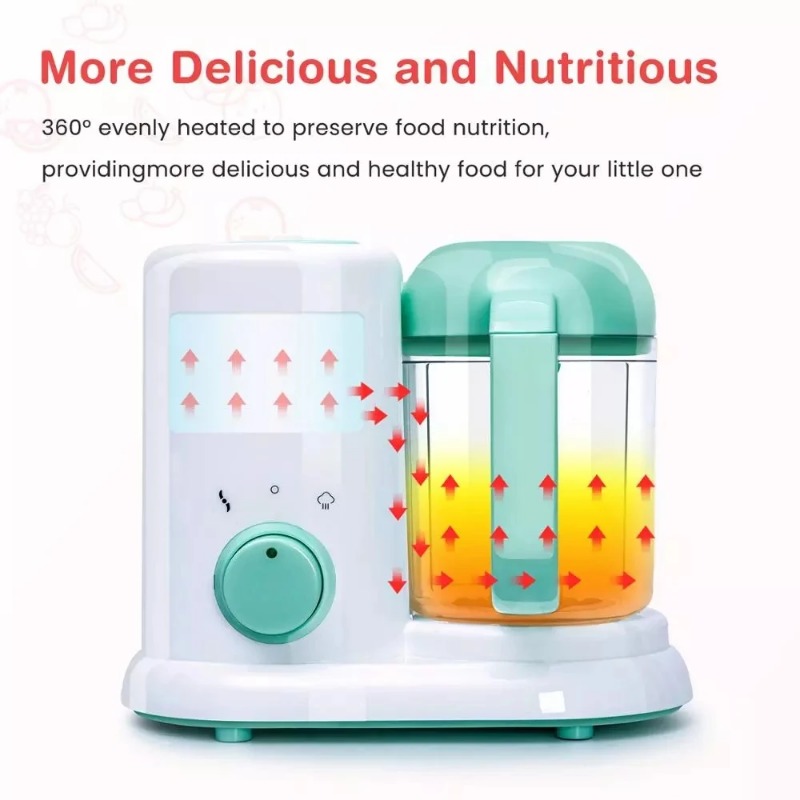 เครื่องทำอาหารเสริมสำหรับเด็กท - Baby Food Maker And Steamer บทวิจารณ์และราคา