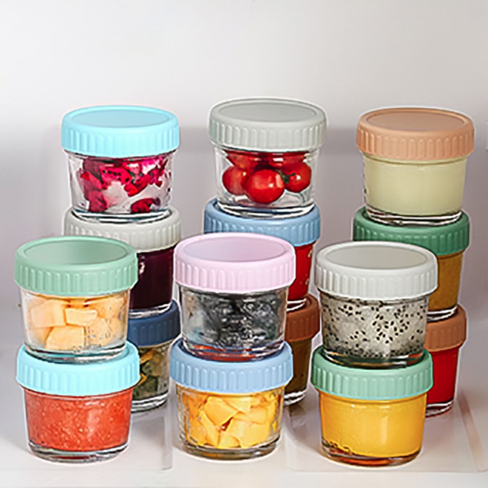 ขวดแก้วใส่อาหารเด็ก 6 ชิ้น ใช้ - Baby Food Jar บทวิจารณ์และราคา
