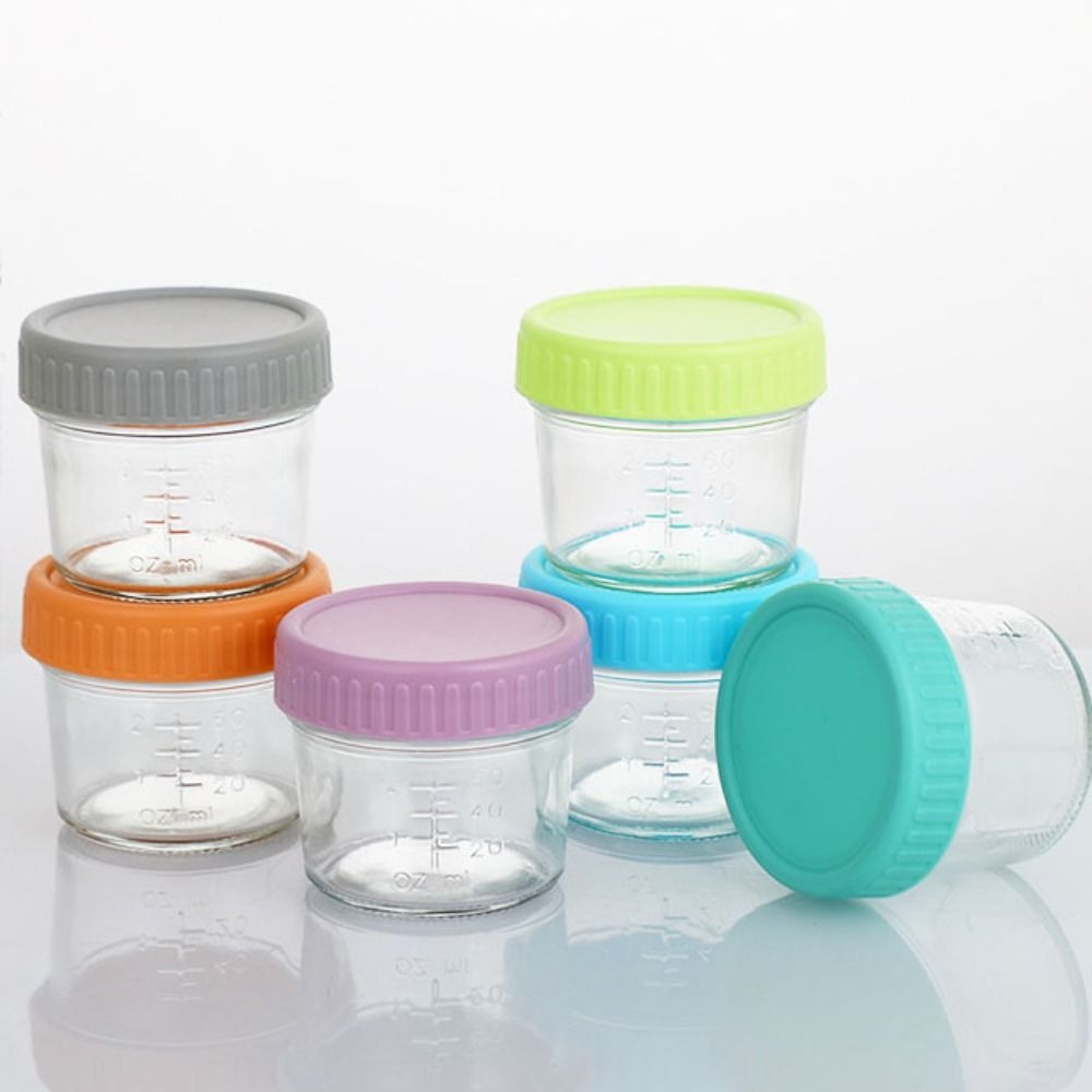 ขวดแก้วใส่อาหารเด็ก 6 ชิ้น ใช้ - Baby Food Jar บทวิจารณ์และราคา