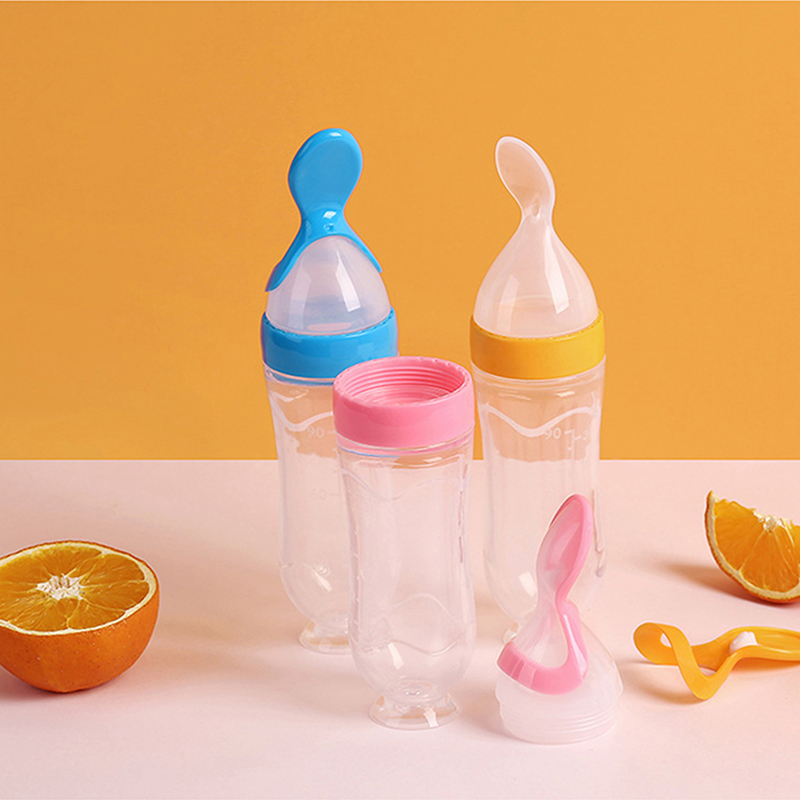 บีบขวดนมซิลิโคนทารกแรกเกิดการฝ - Baby Food Bites บทวิจารณ์และราคา