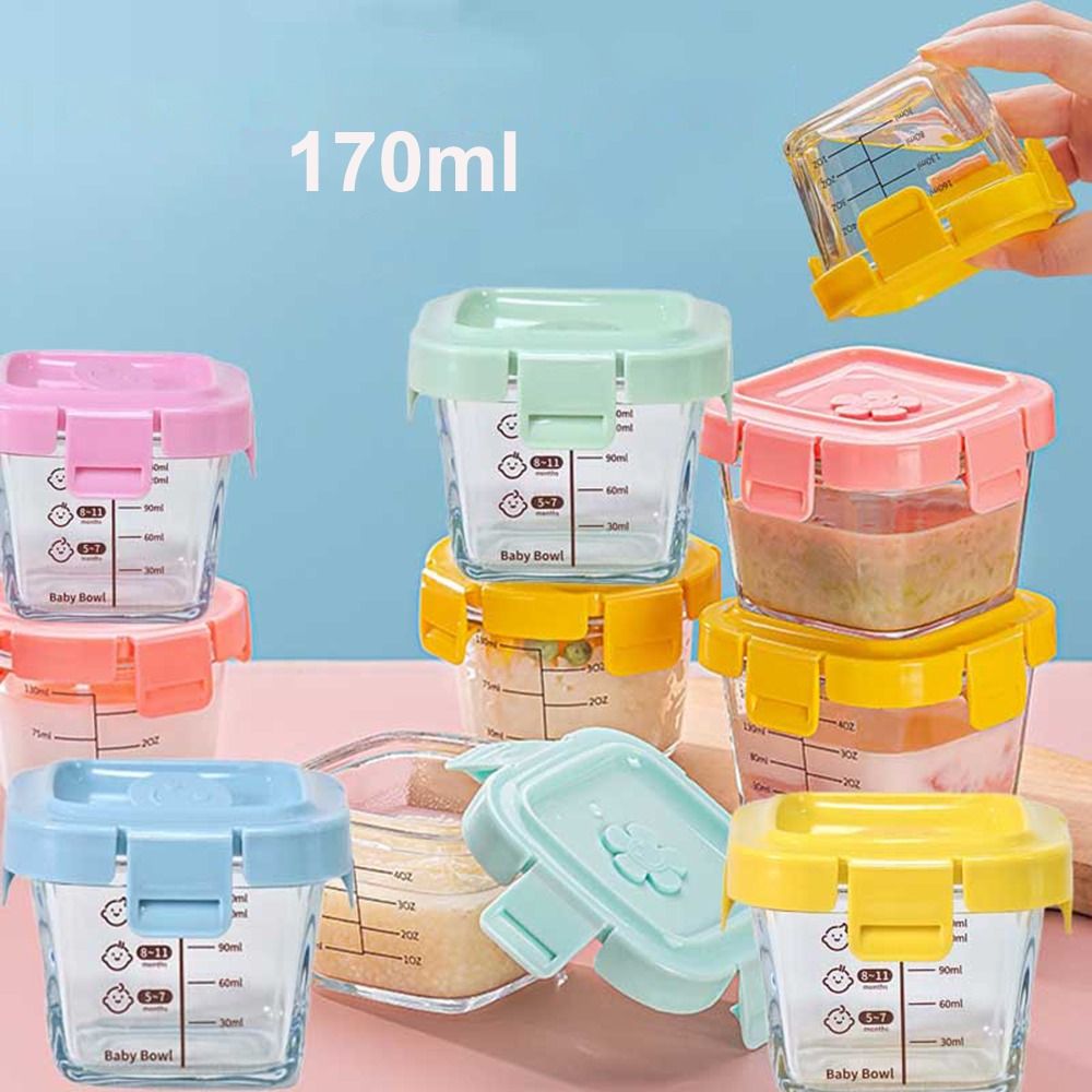 กล่องเก็บอาหารทำจากแก้วขนาด170 - Baby Food Jar บทวิจารณ์และราคา