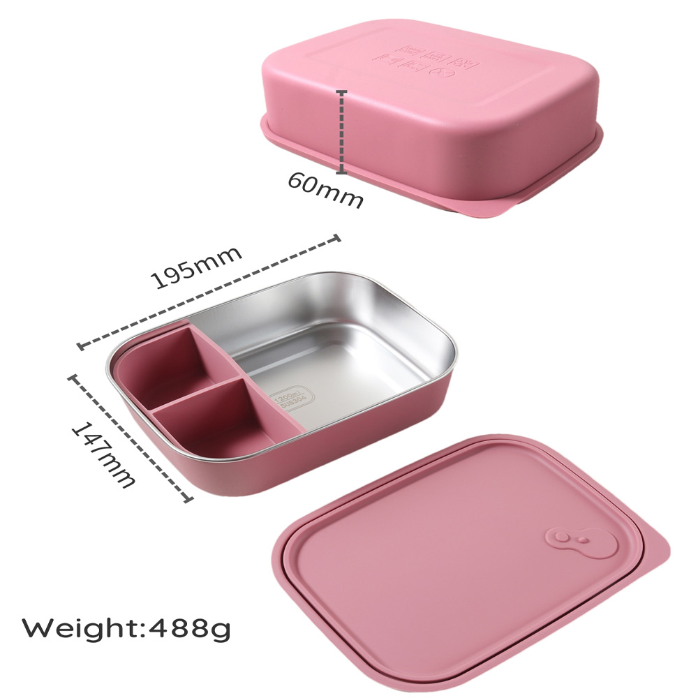 กล่องอาหารกลางวันเด็กซิลิโคนขน - Baby Food Utensil บทวิจารณ์และราคา