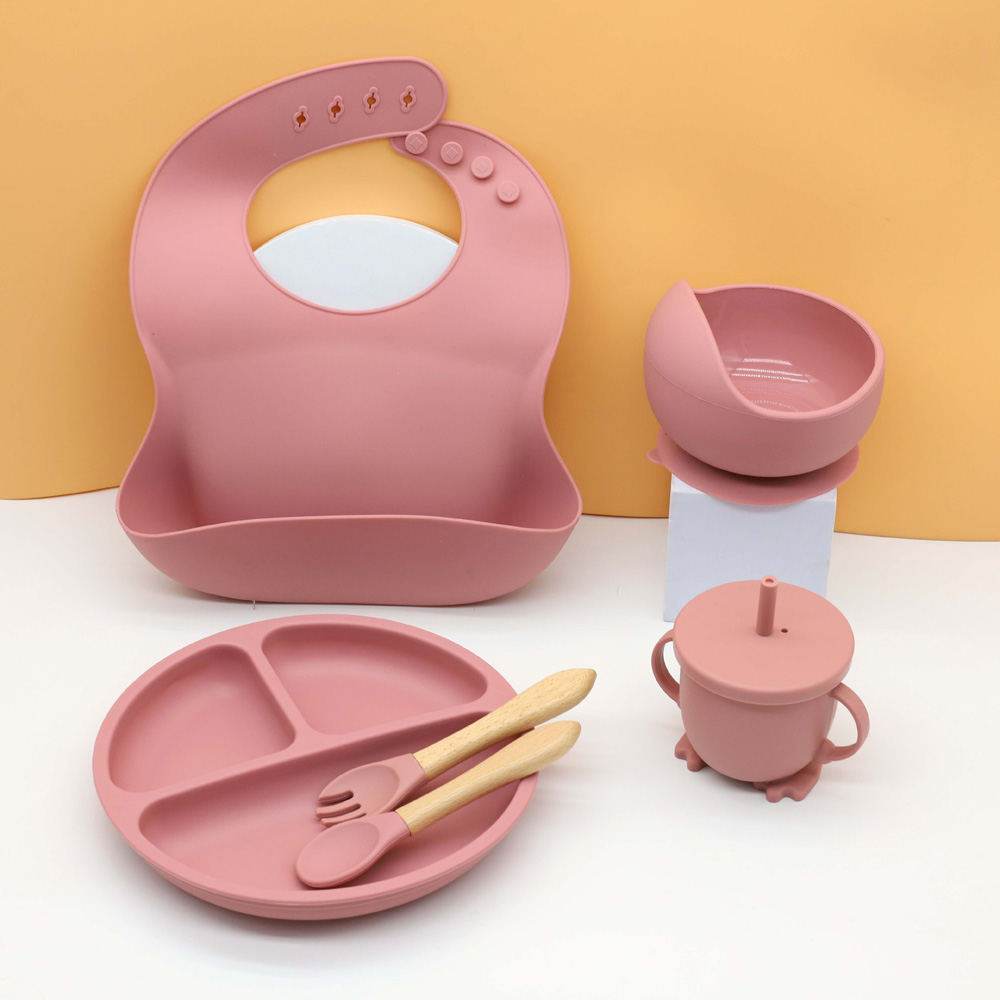 Hot ชุดอาหารเด็กชุดเอี๊ยมชามจา - Baby Food Set บทวิจารณ์และราคา