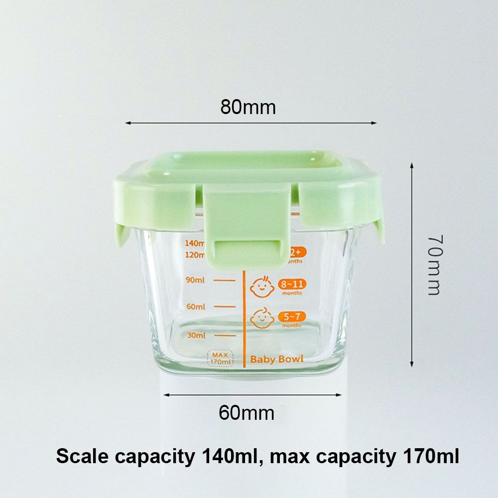 กล่องเก็บอาหารใหม่ 170 มล. ใช้ - Baby Food Jar บทวิจารณ์และราคา