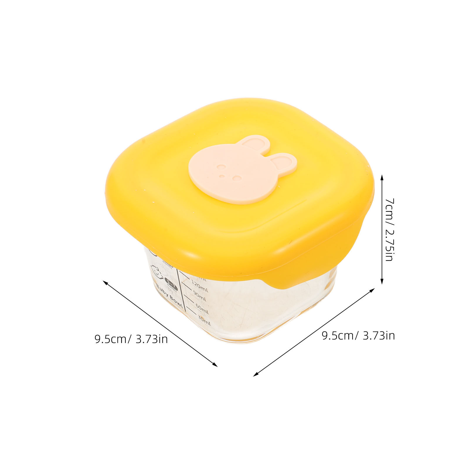 2 ชิ้นกล่องเก็บอาหารเด็ก 230 ม - Baby Food Yellow บทวิจารณ์และราคา