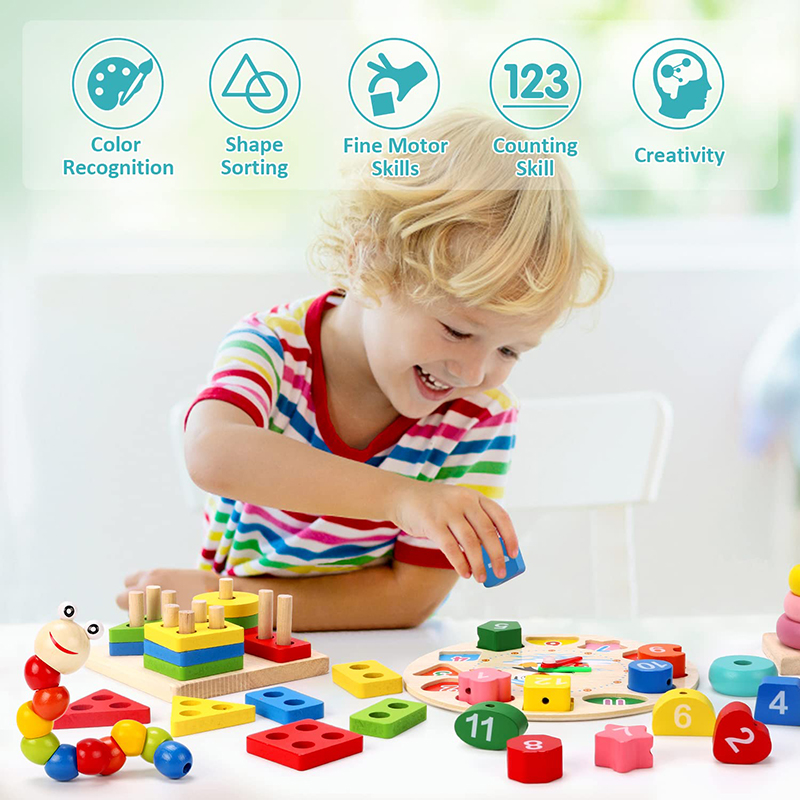 ของเล่นไม้มอนเตสซอรี่5-6ชิ้น/เ - Baby Food Set บทวิจารณ์และราคา