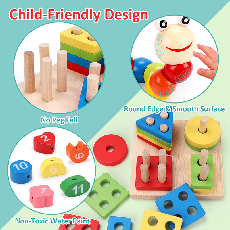 ของเล่นไม้มอนเตสซอรี่5-6ชิ้น/เ - Baby Food Set บทวิจารณ์และราคา
