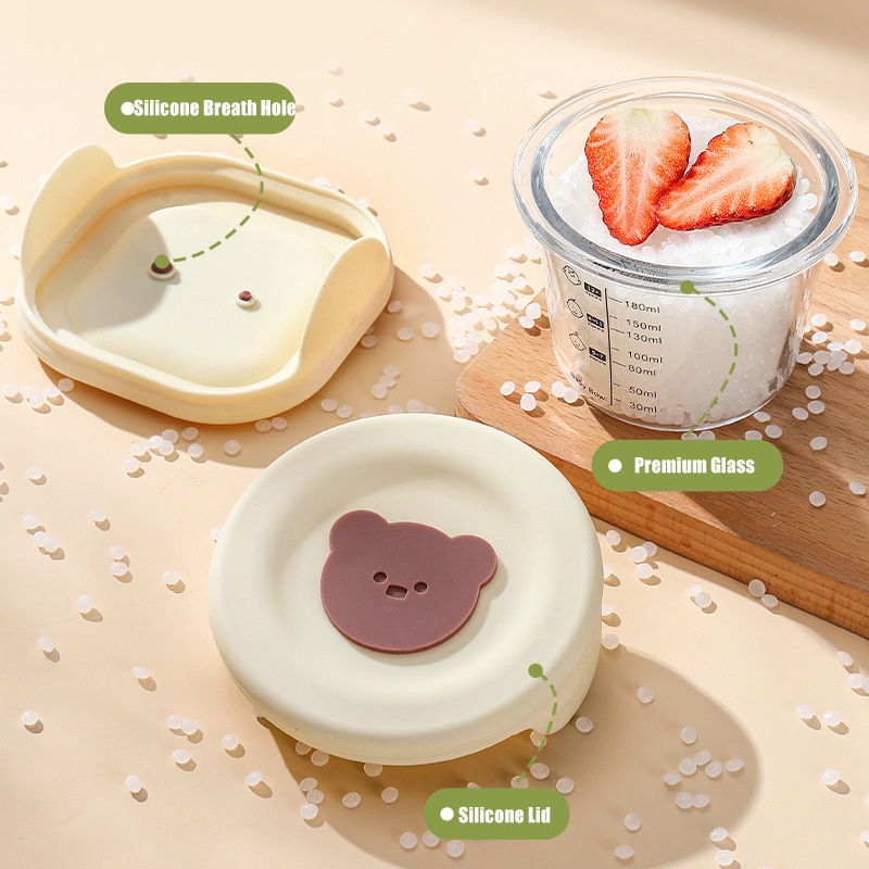 180ml แก้วเก็บอาหารเด็ก Jars พ - Baby Food Jar บทวิจารณ์และราคา