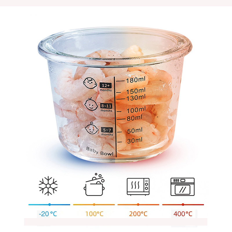 180ml แก้วเก็บอาหารเด็ก Jars พ - Baby Food Jar บทวิจารณ์และราคา
