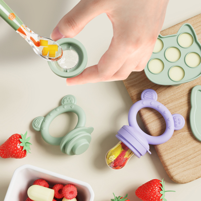 Baby Pacifier ผลไม้ Feeder พร้ - Baby Food Bites บทวิจารณ์และราคา