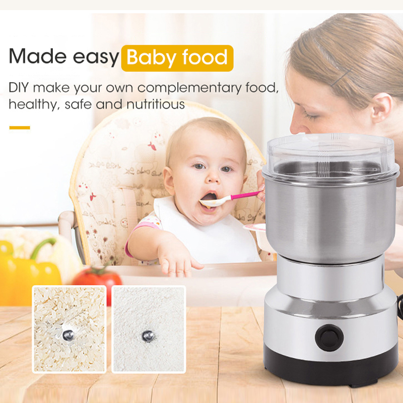 มินิไฟฟ้า 4 ใบมีดในครัวเรือน 3 - Baby Food Masher บทวิจารณ์และราคา