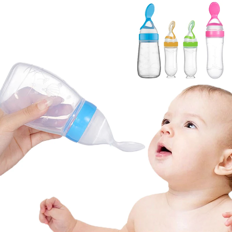 ปลอดภัยขวดนมเด็กช้อนนมขวดเด็ก  - Baby Food Bites บทวิจารณ์และราคา