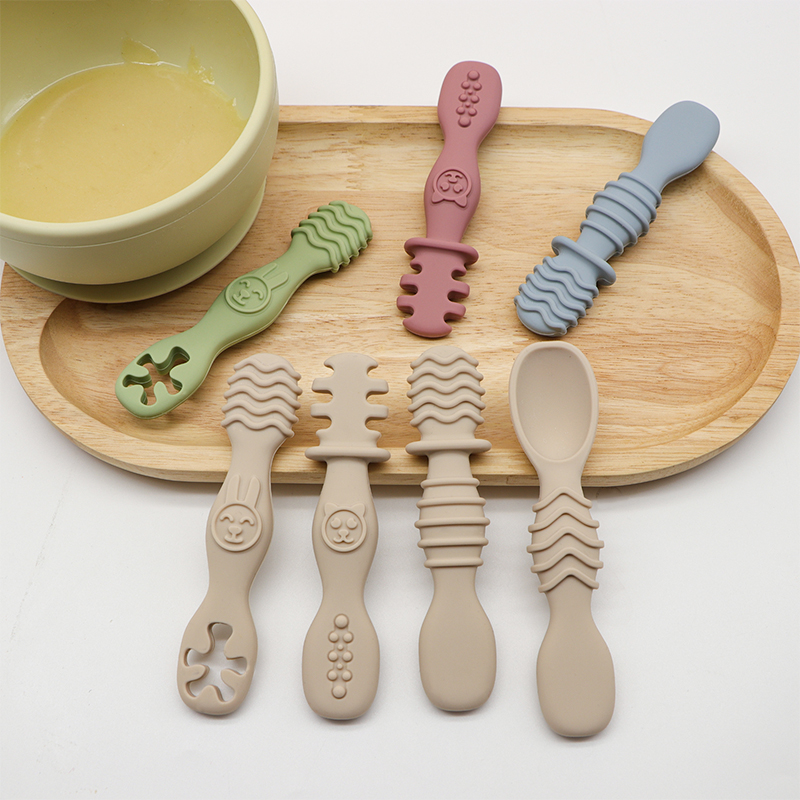 ชุดช้อนซิลิโคนสำหรับเด็ก 4 ชิ้ - Baby Food For 7 Month Old บทวิจารณ์และราคา