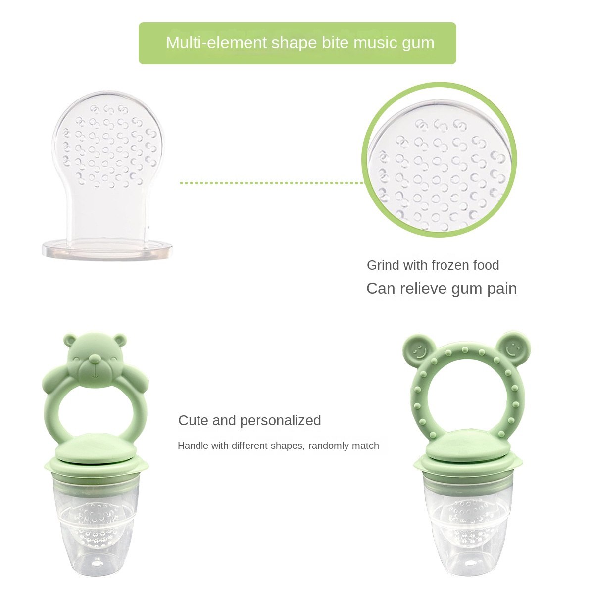 ชุดป้อนอาหารจุกนมหลอกสำหรับเด็ - Baby Food Bites บทวิจารณ์และราคา