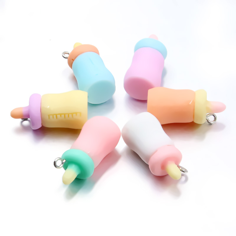 10Pcs 12X26MM 6 Charms ขวดนม K - Baby Food Mixer บทวิจารณ์และราคา