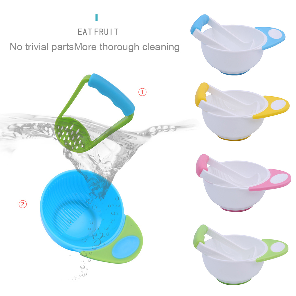 ชุดชามบดอาหารสำหรับเด็กทารกชุด - Baby Food Masher บทวิจารณ์และราคา